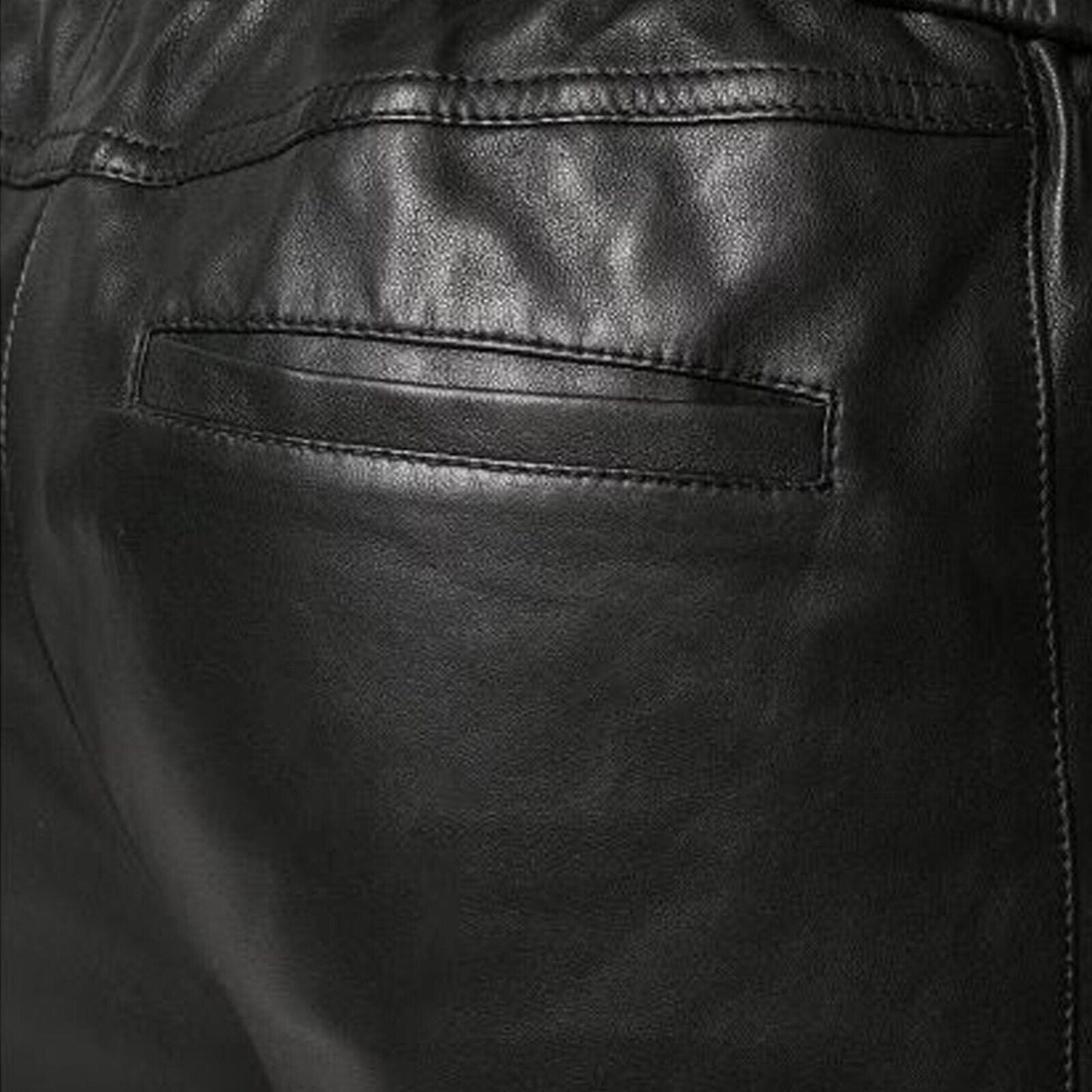 Women 100% Real Genuine Leather Pants Biker Women Motorcycle Sexy Leather Pants