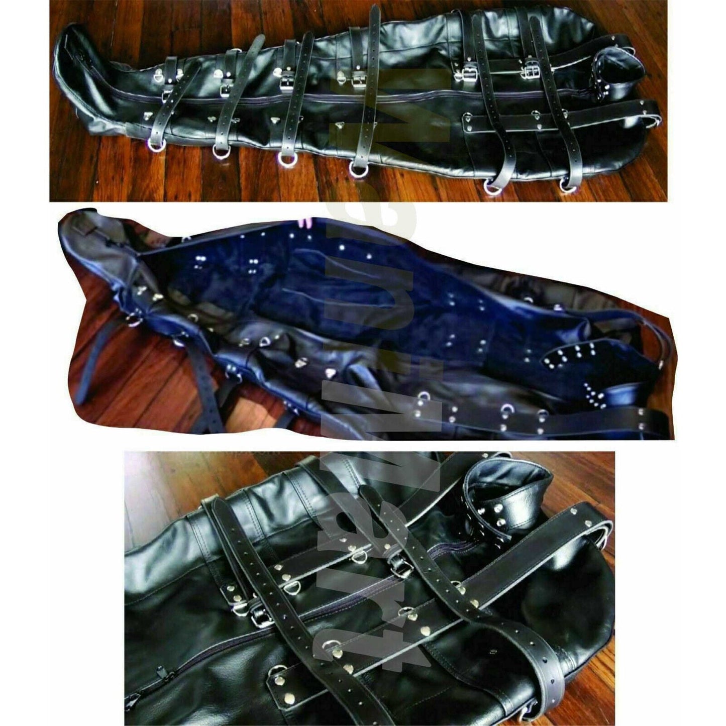 Real Leather Sleeping Bag Bondage Body Bag Bdsm Mummy Seductive Restricted Genui