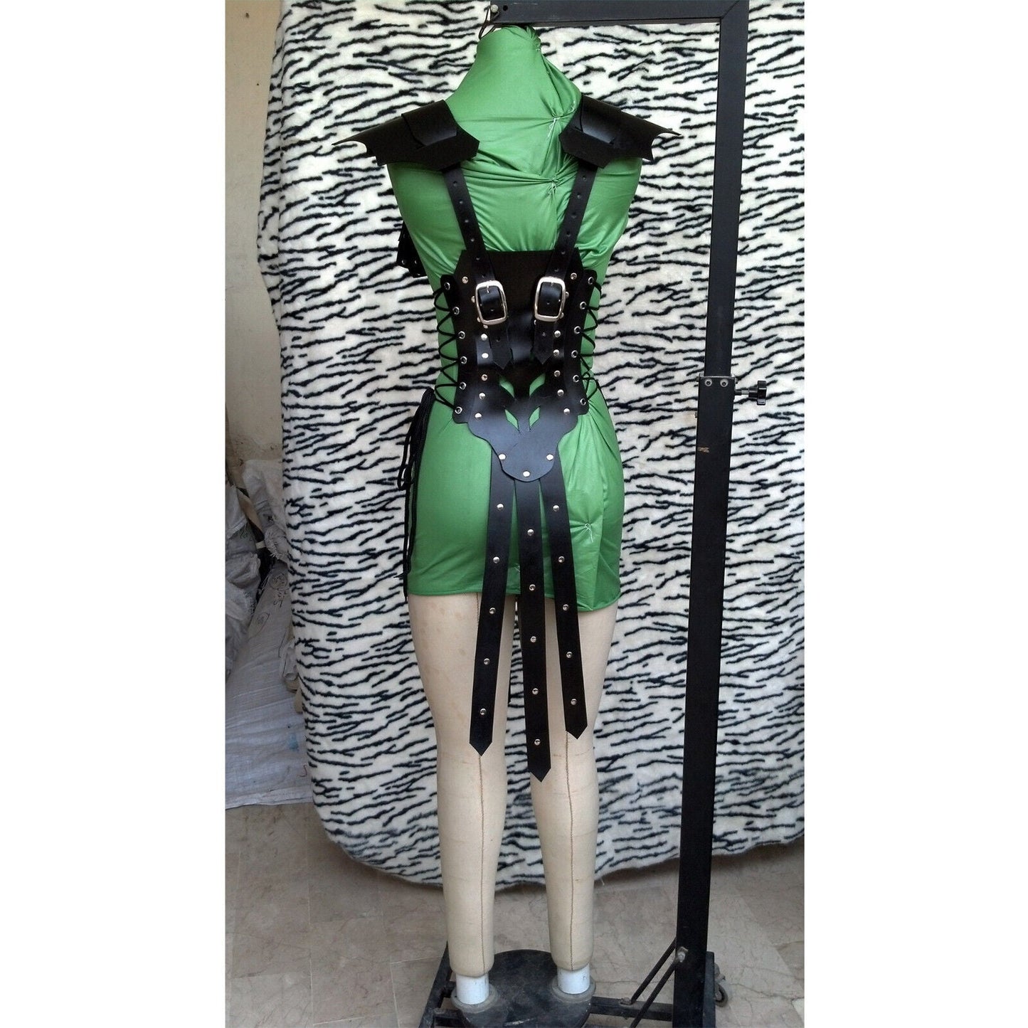 Real leather Elf Warrior Armour medieval theatrical celtic LARP SCA armor viking