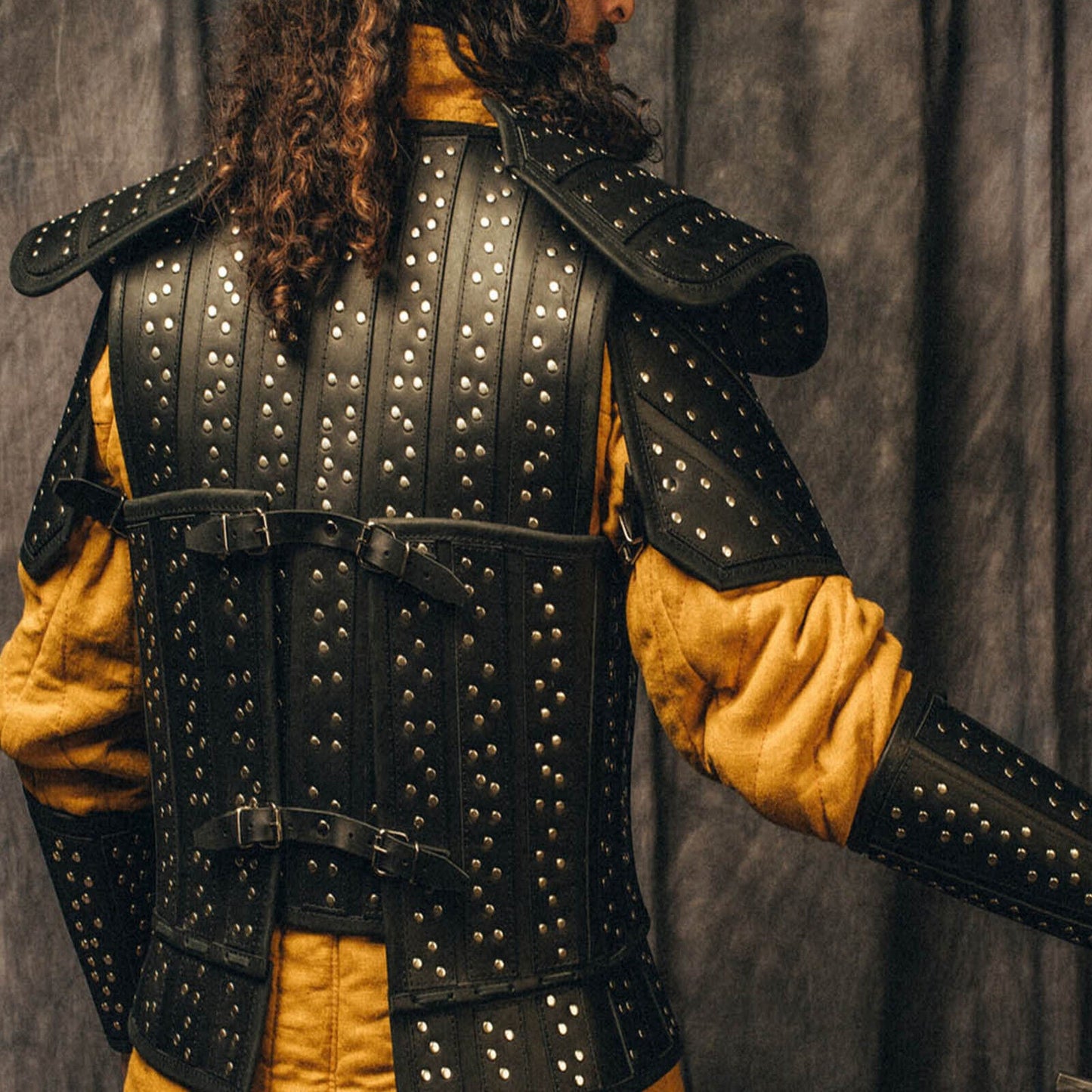 Real leather Game of Thrones Jon Snow replica Armour theatrical Leather Brigandi