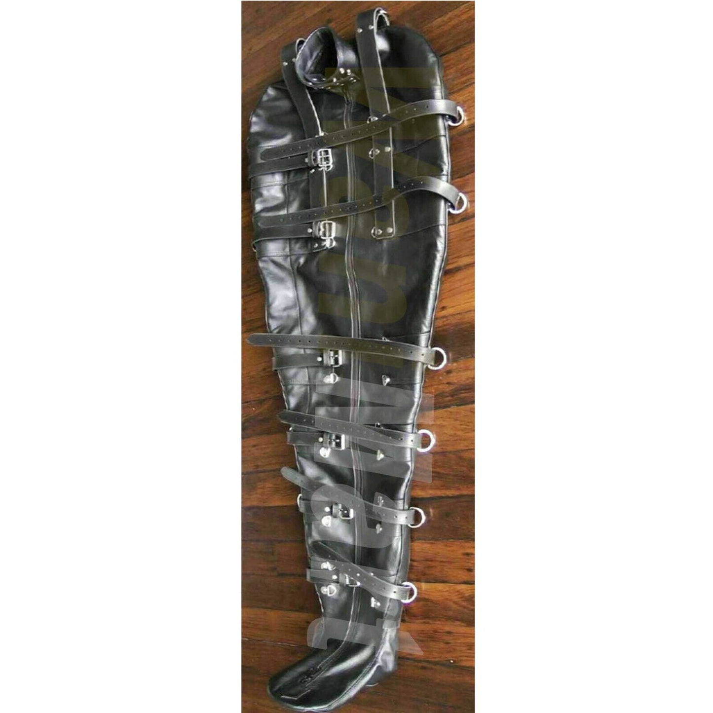 Real Leather Sleeping Bag Bondage Body Bag Bdsm Mummy Seductive Restricted Genui